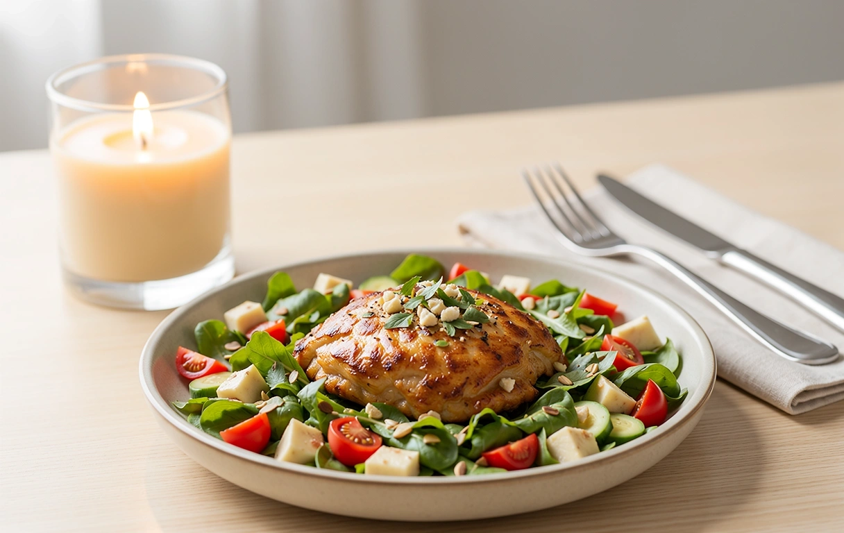 Cena ligera y saludable